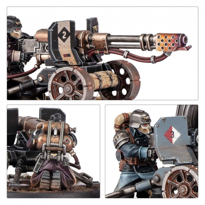 Warhammer 40,000 : Astra Militarum / Escouade d'Armes Lourdes de Krieg - WARHAMMER 47-73