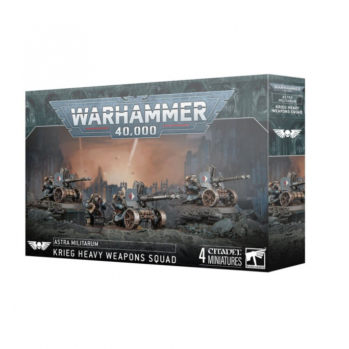 Warhammer 40,000 : Astra Militarum / Escouade d'Armes Lourdes de Krieg - WARHAMMER 47-73