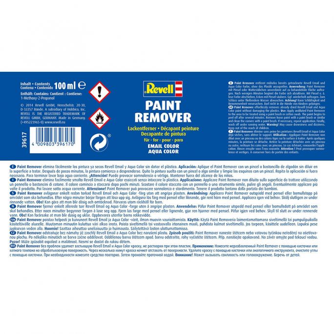 Décapant pour peinture 100ml - REVELL 39617