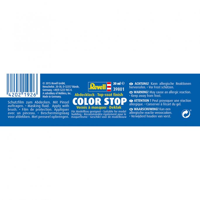 Color Stop, Vernis de Couverture 30ml - REVELL 39801