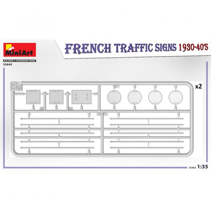 Panneaux de signalisation français années 1930/1940 - MINIART 35645 - 1/35