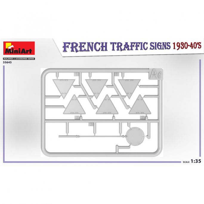 Panneaux de signalisation français années 1930/1940 - MINIART 35645 - 1/35