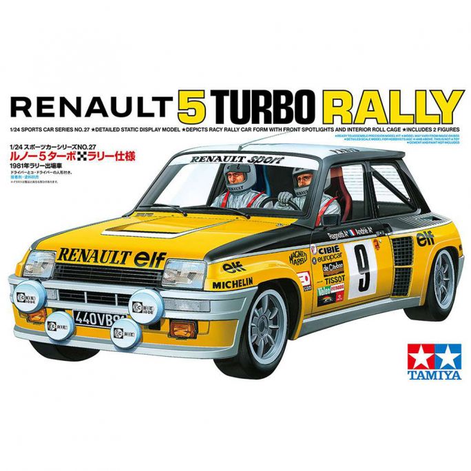 Renault 5 Turbo Rally - TAMIYA 24027- 1/24