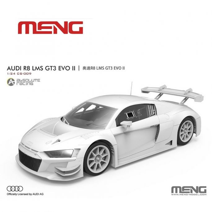 Voiture Audi R8 LMS GT3 Evo II - MENG CS-009 - 1/24