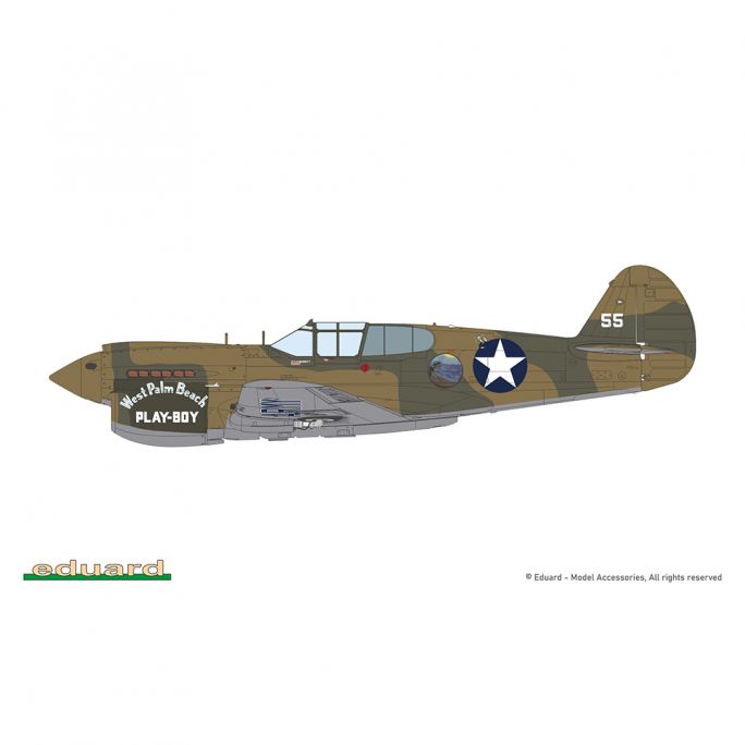 Avion P-40E Warhawk - EDUARD R003 - 1/48