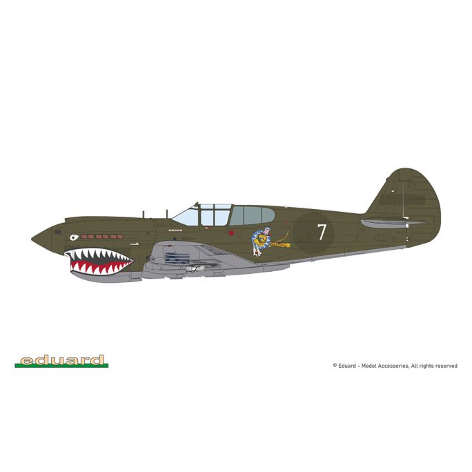 Avion P-40E Warhawk - EDUARD R003 - 1/48