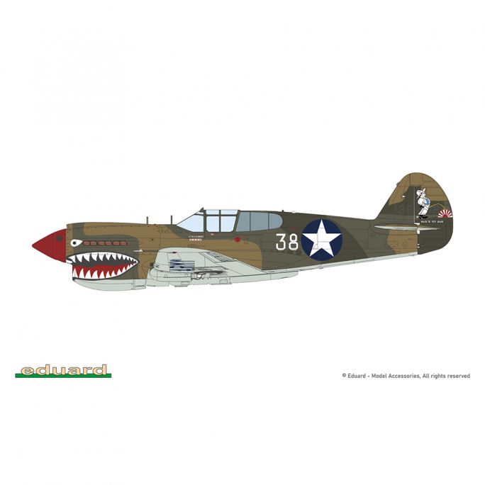 Avion P-40E Warhawk - EDUARD R003 - 1/48