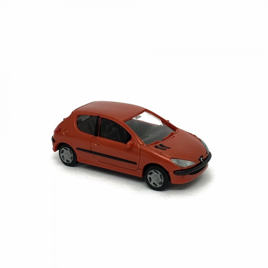 Peugeot 206 Tangerine 3 portes -HO-1/87-AWM SAI 2165