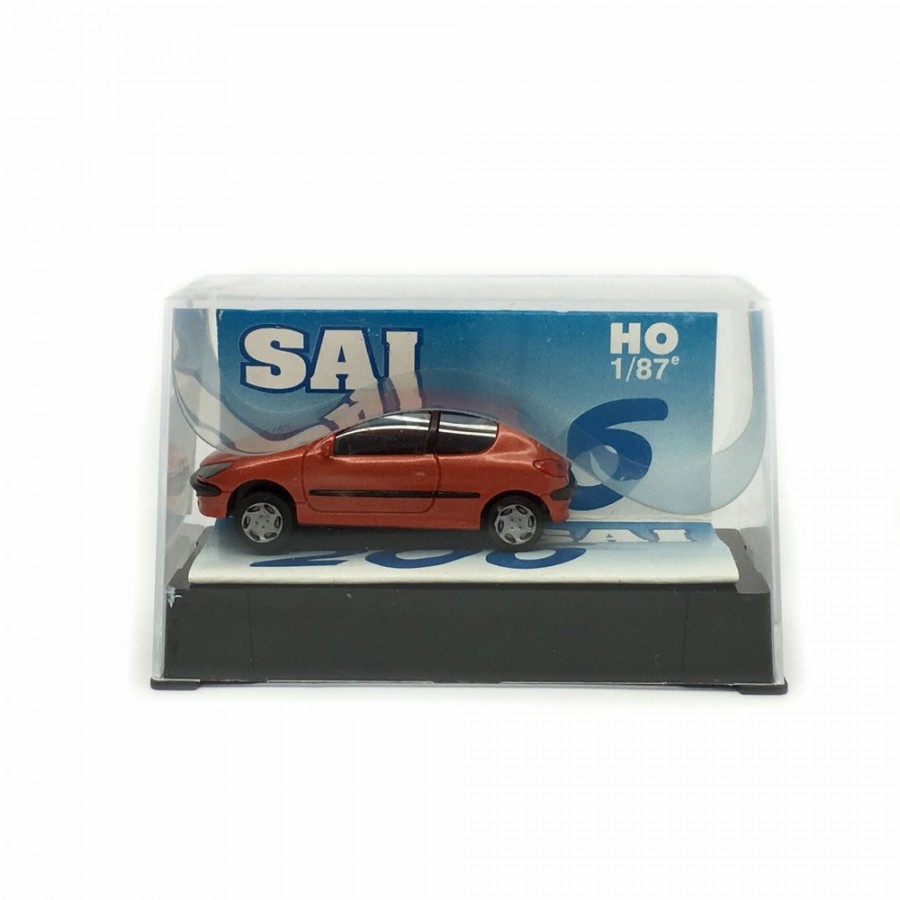 Peugeot 206 Tangerine 3 portes -HO-1/87-AWM SAI 2165