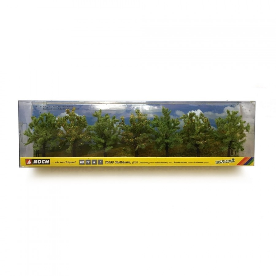 7 arbres fruitiers de 80mm- Toutes échelles-NOCH 25090