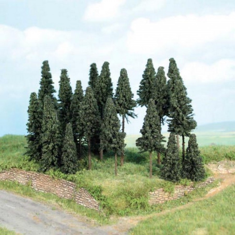 Forêt de 20 sapins 5 à 11 cm- Toutes échelles-HEKI 2262