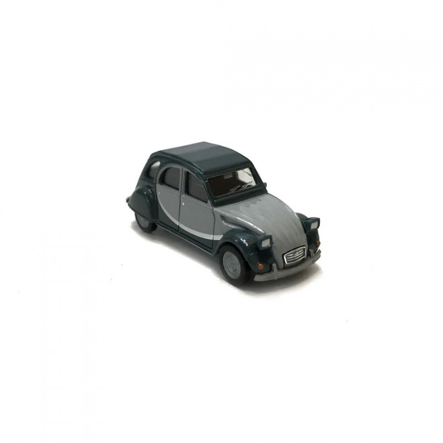 Citroën 2CV Charleston gris clair - gris foncé -HO-1/87-HERPA 020817-005