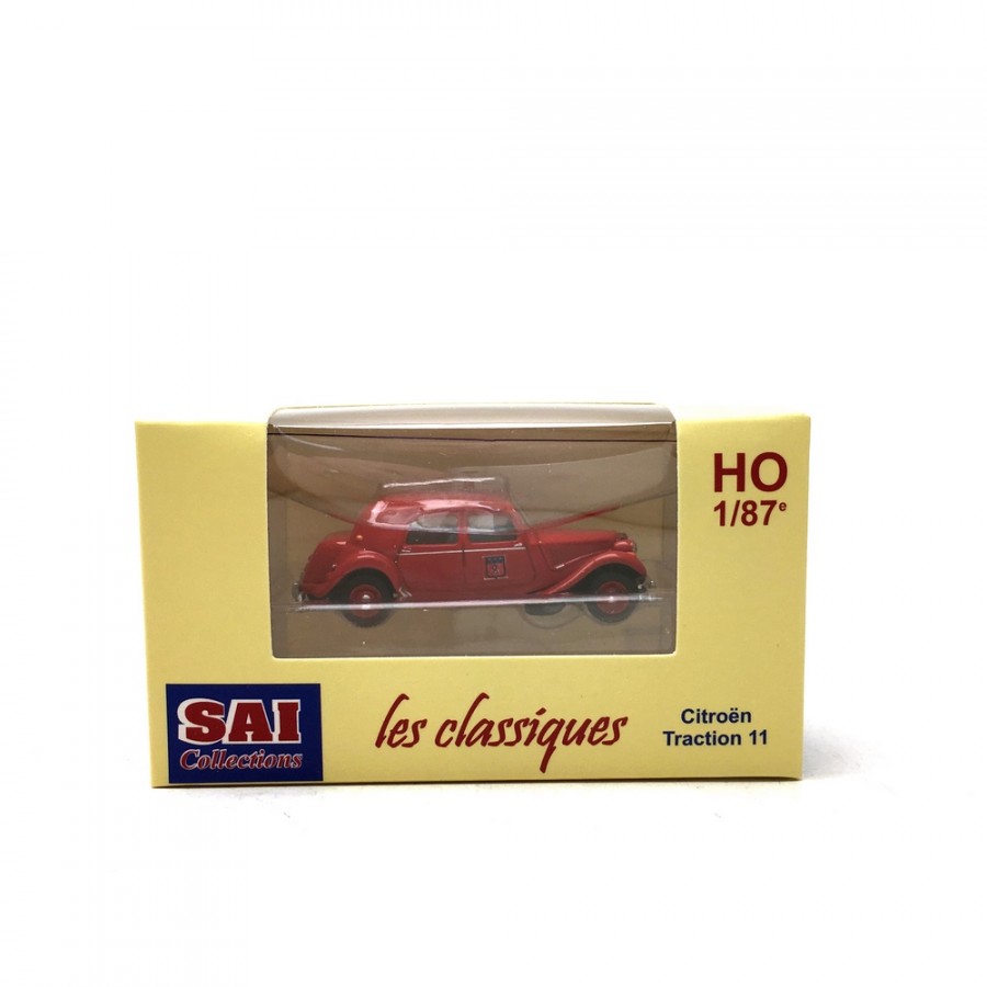 Citroën Traction 11B 1952 Pompiers de Lyon-HO 1/87-SAI 6124