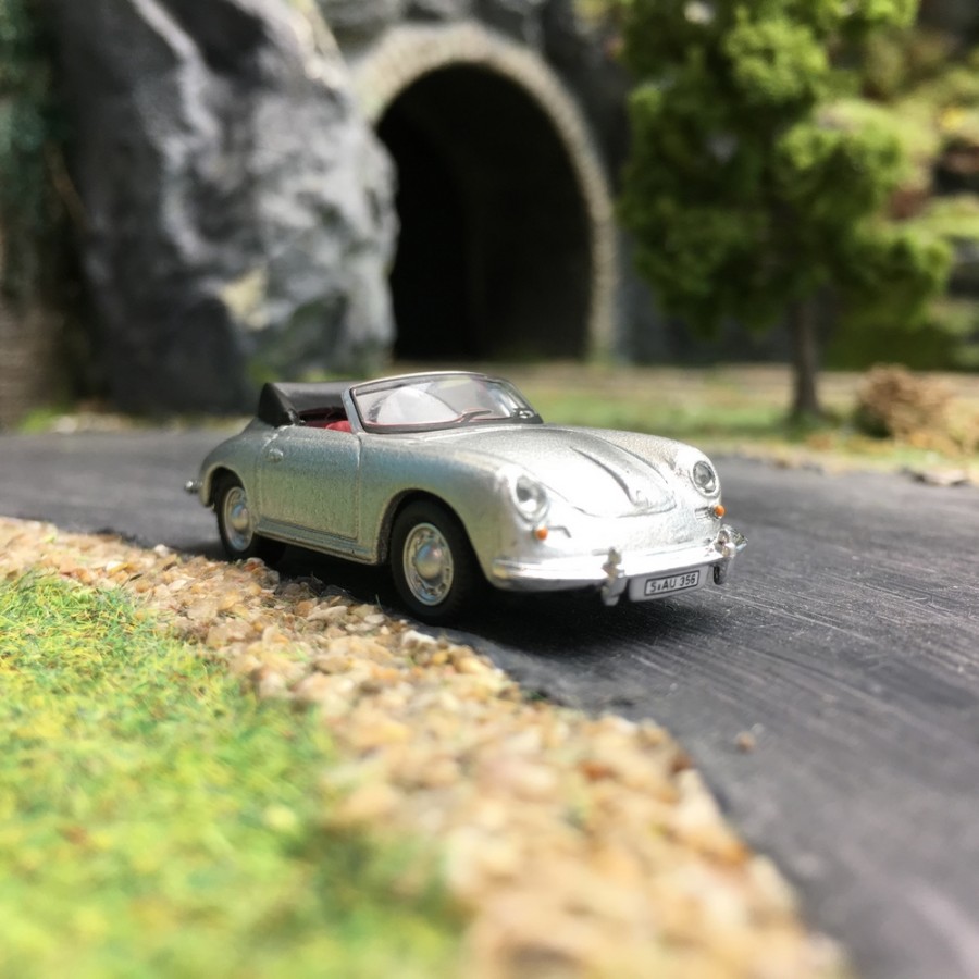 Porsche 356 cabriolet-HO 1/87-SCHUCO SC356C