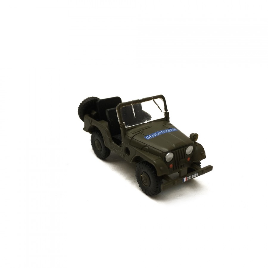 Jeep Universal "Gendarmerie" Kaki-HO 1/87-BREKINA 58908