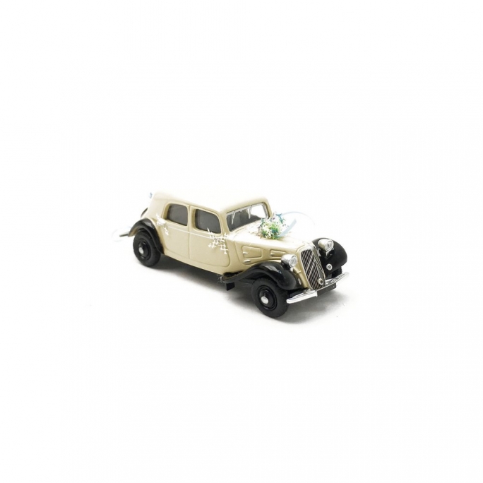 Citroën Traction 11A 1935 voiture des mariés-HO 1/87-SAI 6175